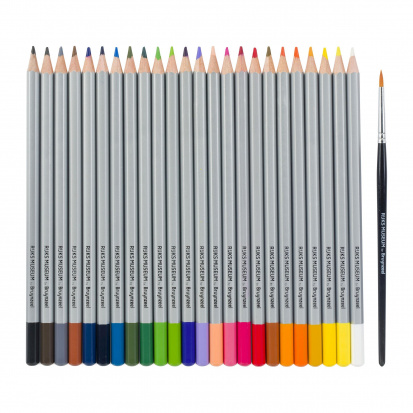 Набор акварельных карандашей "Автопортрет" Ван Гог 24цв