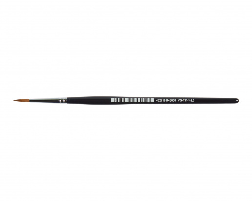 Кисть для акварели VanGogh 131 колонок круглая, ручка короткая №2,5 Кисть для акварели VanGogh 131 колонок круглая, ручка короткая №2,5