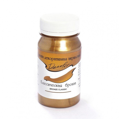 Акрил decolor, классическая бронза100 мл