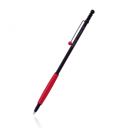шариковая ручка "Zoom 707 ", корпус черно-красный, перо 0,7мм