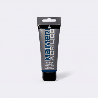 Акриловая краска "Acrilico" голубая фц 200 ml