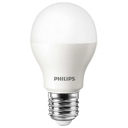 Лампа светодиодная Philips ESS, 11Вт, тип А "груша", Е27, 4000К, холодный свет