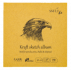 Альбом "Layflat Kraft", 90г/м2, 14х14см, 48л, крафт бумага