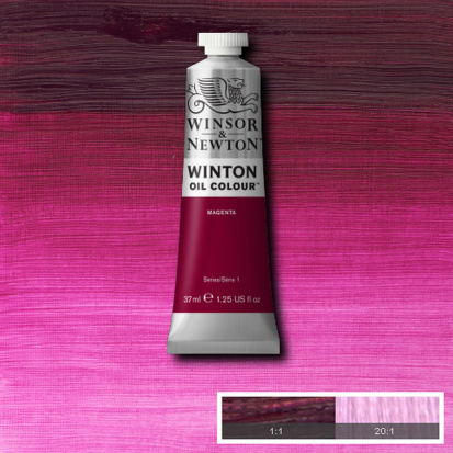 Масляная краска "Winton", маджента 37мл