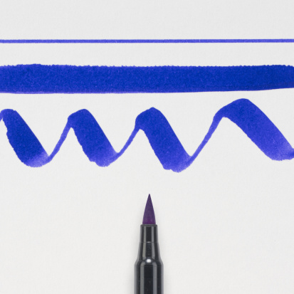 Маркер акварельный KOI Brush №24 пурпурный