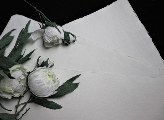 Бумага в листах "Khadi", 30*42, 640г/м2, 100% хлопок, Rough \ Torchon, 1л