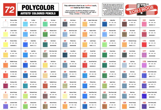 Цветной карандаш "Polycolor", №600, алый светлый Цветной карандаш "Polycolor", №600, алый светлый
