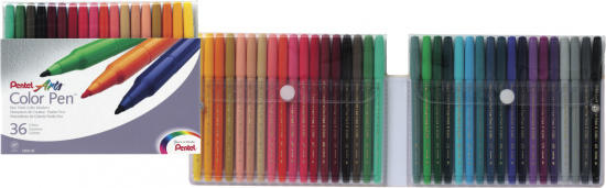 Фломастеры Color Pen, 36цв sela