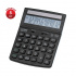 Калькулятор настольный ECC-310, 12 разрядов, питание от солнечной батареи, 107*173*34мм, черный