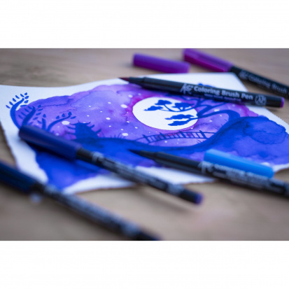 Набор акварельных маркеров "Koi", 6цв Космос Набор акварельных маркеров "Koi", 6цв Космос