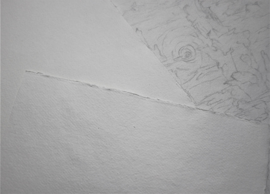 Бумага для акварели в листах "Khadi", 35*70см 320г 100% хлопок, Rough / Torchon, панорама Бумага для акварели в листах "Khadi", 35*70см 320г 100% хлопок, Rough / Torchon, панорама