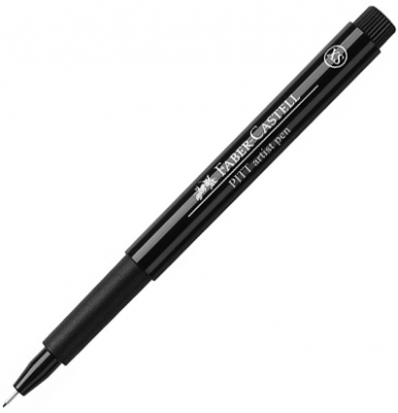 Набор капиллярных ручек "Pitt Artist Pens Comic", черный, 4 шт., 0,1/0,5/bullet nib