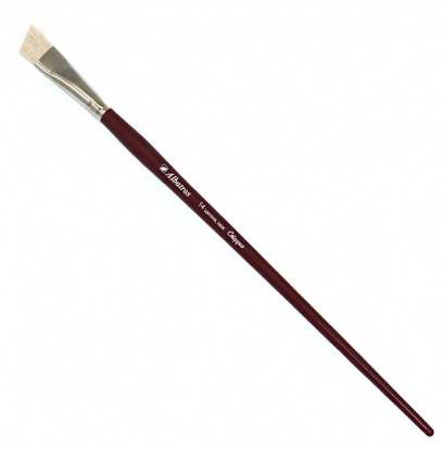 Кисть серии "Студио" из щетины со скосом № 14