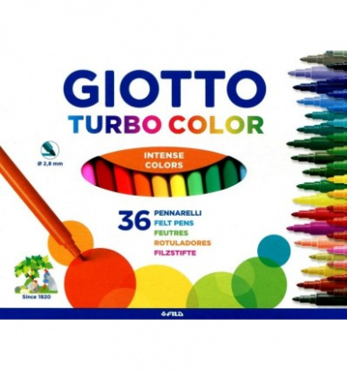 Набор фломастеров "Turbo Color", 36 цв