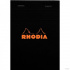 Блокнот с перфорацией «Rhodia 12» формата А6, в точку, обложка черная, 80г/м2, 80л