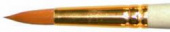 Кисть синтетика круглая длинная ручка "1312" №8 для масла, акрила, гуаши, темперы 