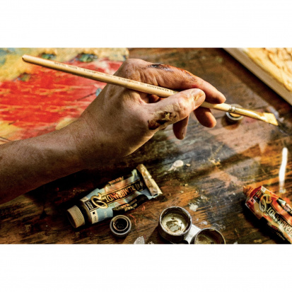 Набор масляных красок Rembrandt Традиционный - деревянный короб sela