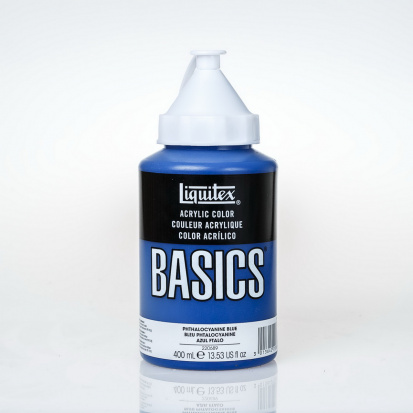Краска акриловая "Basics", банка 400мл, №316 голубая ФЦ 