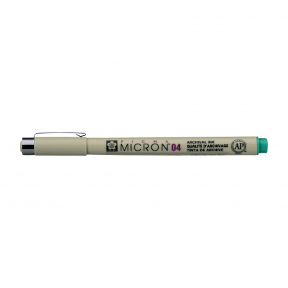 Ручка капиллярная "Pigma Micron" 0.4мм, Зеленый Ручка капиллярная "Pigma Micron" 0.4мм, Зеленый