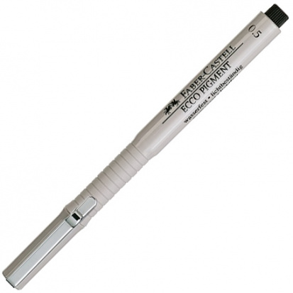 Ручка капиллярная "Ecco Pigment" чёрная 0.5мм