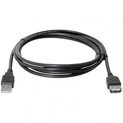 Кабель удлинительный Defender USB02-10 USB2.0 (A) - USB2.0 (A), 3м, черный