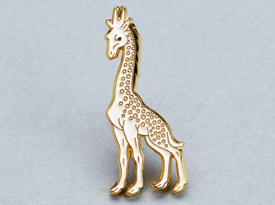 Значок эмалированный, Камелеопард