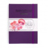 Скетчбук для графики и маркеров "White Swan Bristol", фиолетовый, 180 г/м, А5 см, 50л