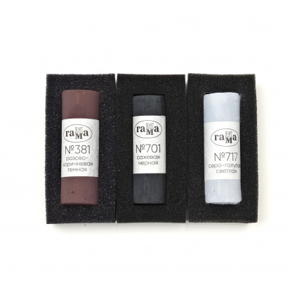 Набор из 3-х оттенков художественной пастели Гамма, палитра №12 Набор из 3-х оттенков художественной пастели Гамма, палитра №12