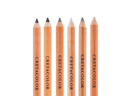 Набор пастельных карандашей "Fine Art Pastel" серые, 6 шт