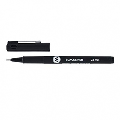 Капиллярная ручка "Blackliner", 0.5мм