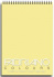 Блокнот для зарисовок "Colours" 80г/м2 А4 Желтый 100л спираль по короткой стороне sela