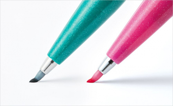 Ручка-кисть "Brush Sign Pen", светло-серый