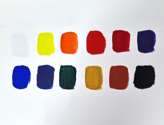 Набор гуашь художественная Pinax, 12 цветов, 40мл, картон