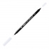Маркер-кисть двусторонняя "Le Plume II", кисть и ручка 0,5мм, стальной