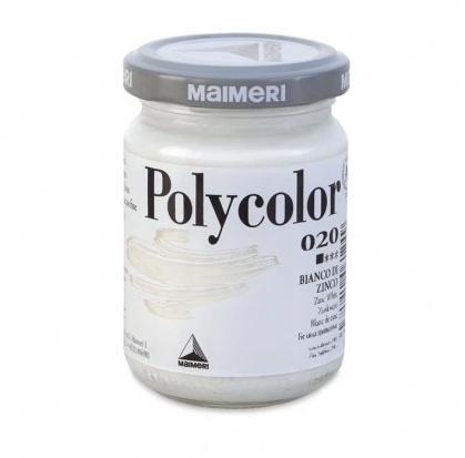 УЦЕНКА Акриловая краска "Polycolor" белила цинковые 140 ml