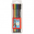 Набор профессиональных фломастеров "Pen 68" 6 цветов, пластиковый футляр sela25