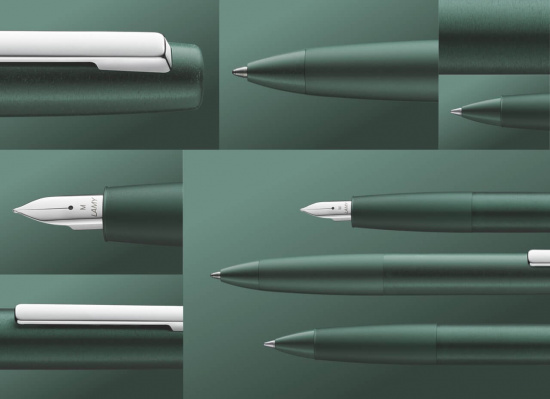 Ручка перьевая 077 "Aion Limited 2021", зеленый, EF