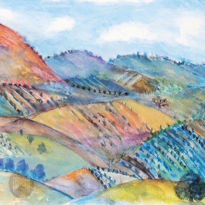 Набор акварельных мелков "Gallery", 24 цв.