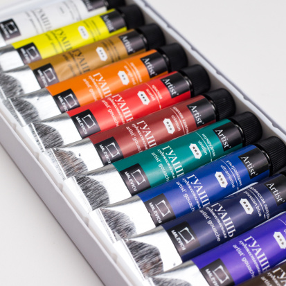 Набор гуаши,12 цветов, 12 мл 