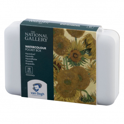 Набор акварельных красок Royal Talens "Van Gogh National Gallery", 12цв кювета пластиковый короб