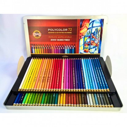Набор цветных карандашей "Polycolor" 72 цв.