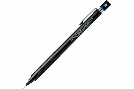 Карандаш автоматический профессиональный "Graph1000 forPro", чёрный корпус, 0.7 мм