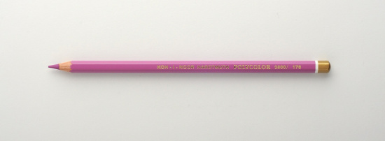 Цветной карандаш "Polycolor", №178, фиолетовый красноватый