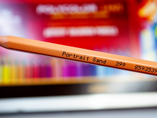 Цветной карандаш "Polycolor", №045, оранжевый светлый