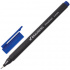 Ручка капиллярная "Carbon", металлический наконечник, трехгранная, 0,4мм, синяя sela25