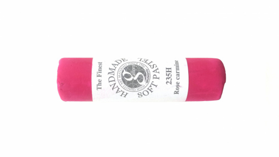 Пастель сухая мягкая круглая ручной работы №235, розовый кармин