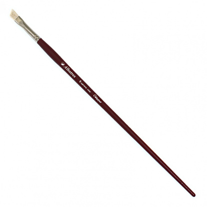 Кисть серии "Студио" из щетины со скосом № 8