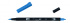Маркер-кисть "Abt Dual Brush Pen" 528 синий глубокий