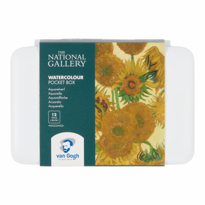 Набор акварельных красок Royal Talens "Van Gogh National Gallery", 12цв кювета пластиковый короб
