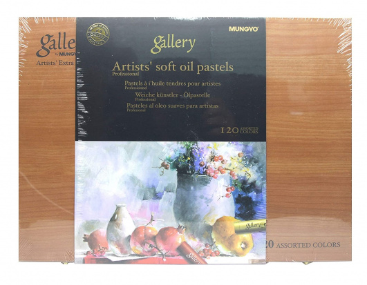 Набор масляной пастели extra soft "Gallery", 120 цв. в деревянной коробке